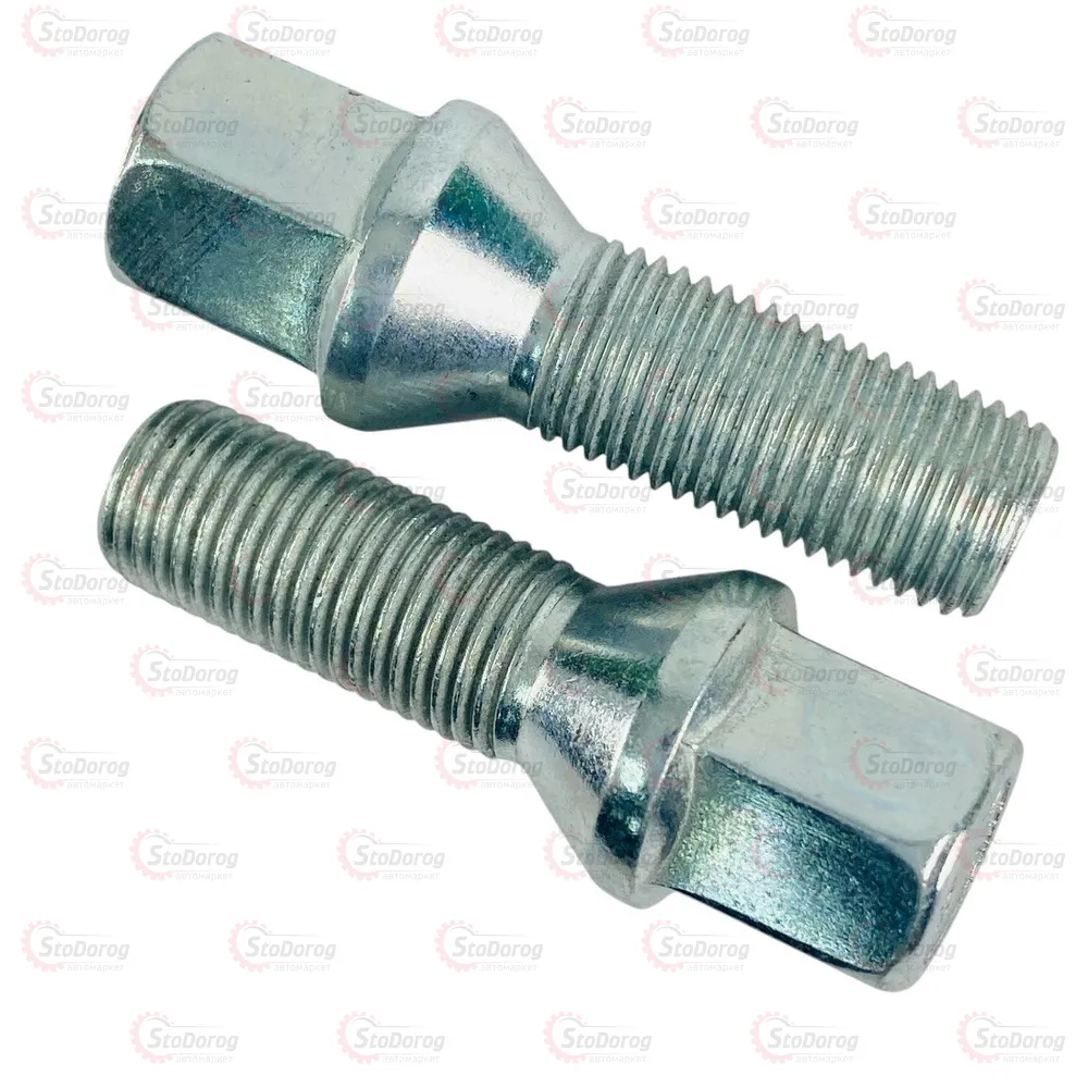 Болт Колісний M14x1,5x32мм Конус Цинк Ключ 17  - фото 1