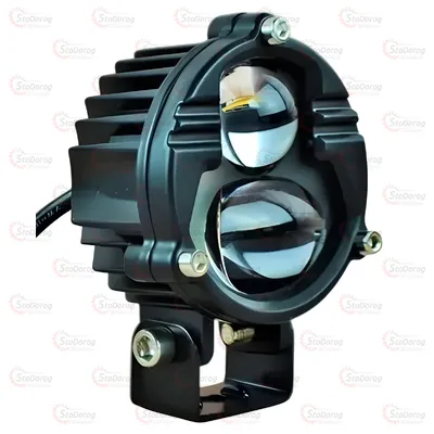 Фара-LED-Bi Круг P-71-40W 70*50 W/Y 10-80V 2