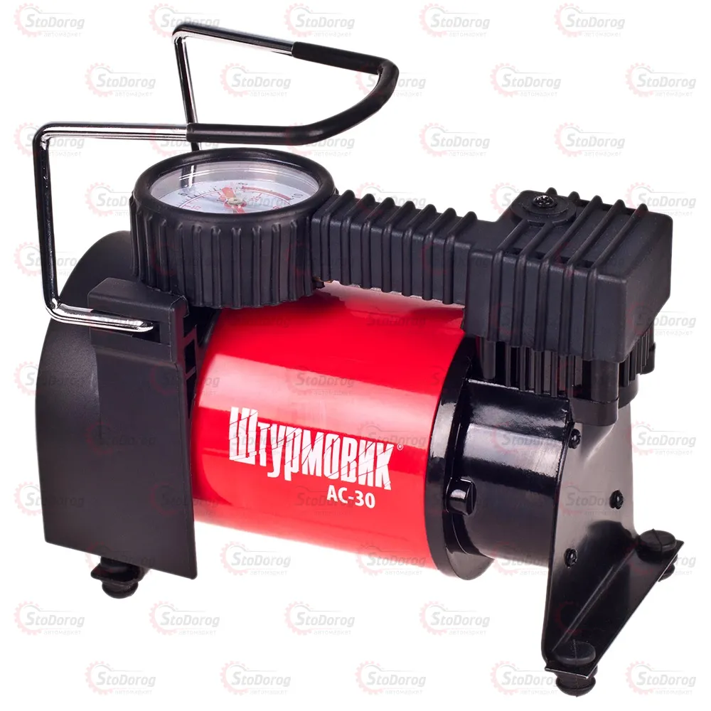 Компресор Штурмовик AC-30 12v 150Вт 37л 7атм 12А  - фото 3