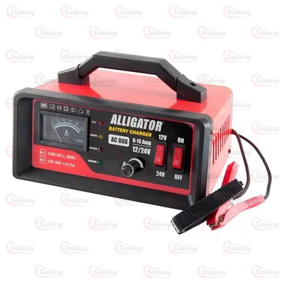 Зарядний пристрій Alligator 15А 12-24v AC808 2