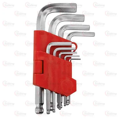 Набір шестигранн 1.5-10mm Intertool HT-0605 2