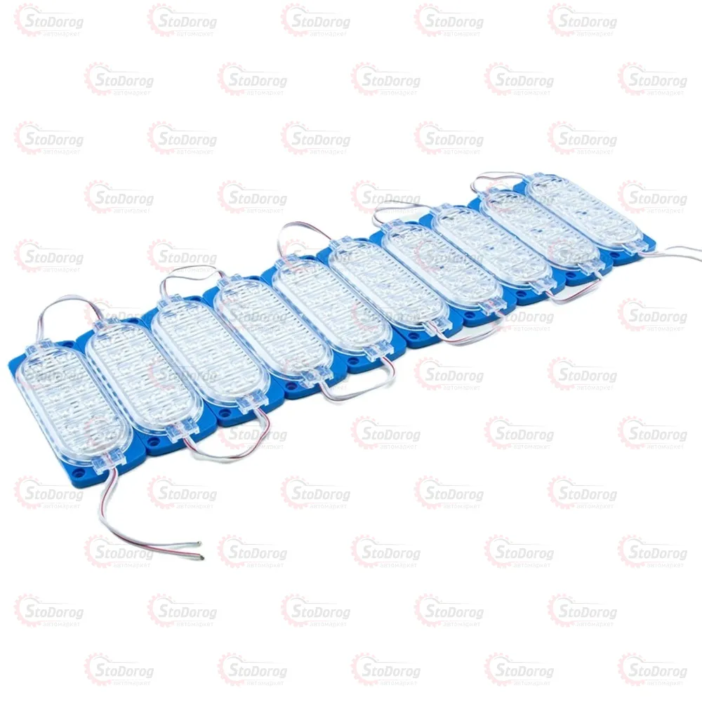 Модуль LED 12V синій 12 SMD LONG 