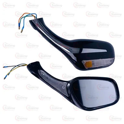 Дзеркала Мото З поворотом (209мерс) чорні