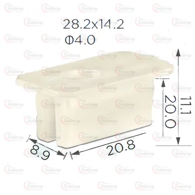 Кліпса під саморіз Honda Acura 2