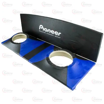 Полиця під колонки 2108-09 синя шкірзам