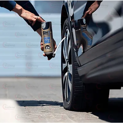 Вулканізатор шин спрей 400ml K2 Tire Doctor B-310 (до 14 радіус - 1,76 атмосфер) 2