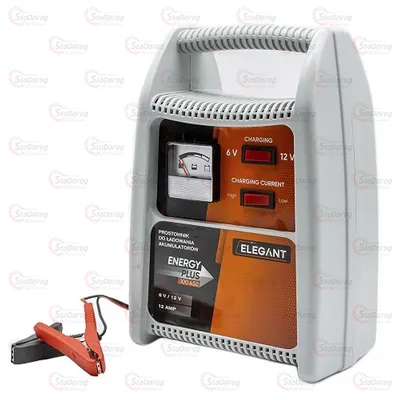 Зарядний пристрій 12А - 6-12V - стрілка - 2 режими зарядки Elegant 100450