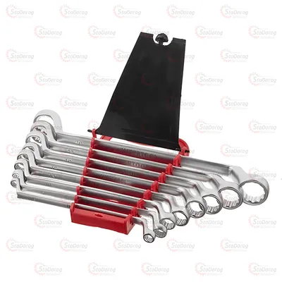 Набір Ключів накидних вигнутих 6-22мм 8шт Intertool HT-1102 2