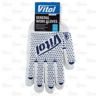Перчатки VITOL трикотаж з ПВХ ,7 кл. 2