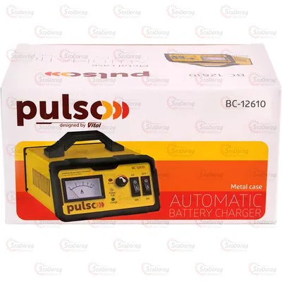 Зарядний пристрій Pulso 10A 6-12v імпульсний 5-120AHR BC-12610 2