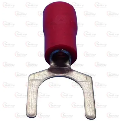 Клема вилкова Ø 6мм. в ізоляції червона SV1,25-6 2