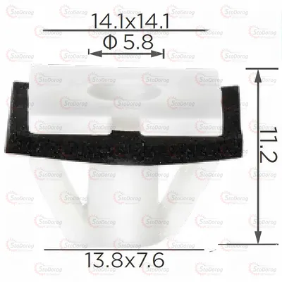 Кліпса під саморіз Hyundai Kia 2