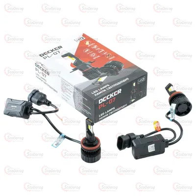 Лампа LED H11 (H8 H9 H16) Decker PL-07 9-32V 60W