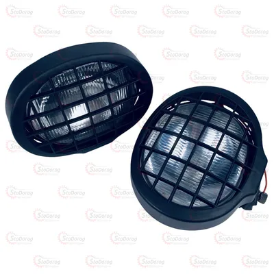 Додаткові Фари Протитуманні Овальні  Пластикова Решітка 55W