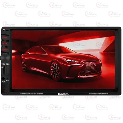 Автомагнітола 2Din 7 Fantom FM USB Екран 800х480