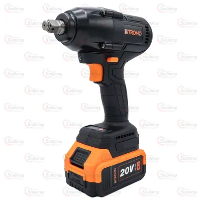 Гайковерт акумуляторний 1/2 680Hm 20В, безщітковий, АКБ 4,0 Ач та зарядний пристрій Stromo