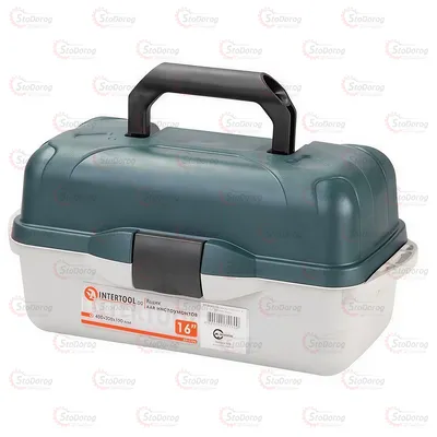 Ящик під інструмент 16 INTERTOOL 400x205x190мм BX-6116
