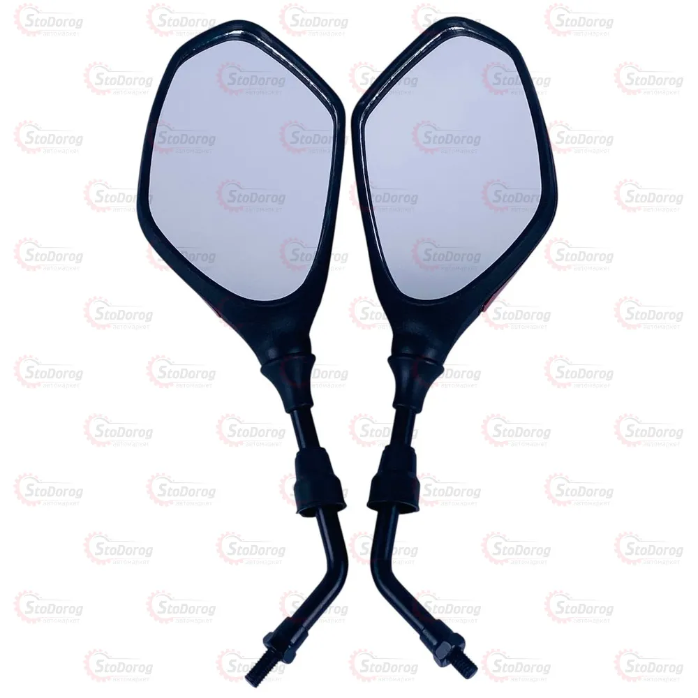 Дзеркала Мото 2444 (Червоні) 10мм  - фото 1