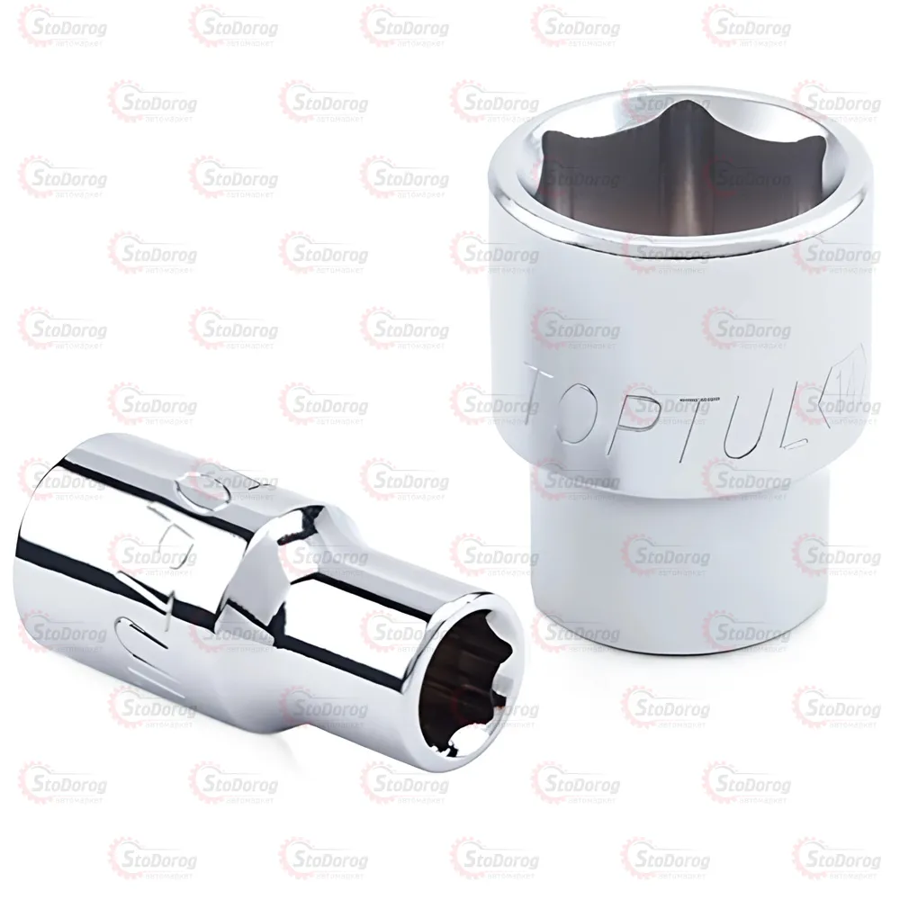 Головка шестигранна 1/4 10mm TOPTUL BAEA0810 