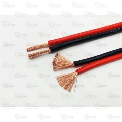 Кабель Акустичний 2х1.5мм.кв. Червоно-Чорний VIP