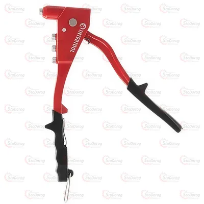 Пістолет заклепувальний цільностальний 2.4/ 3.2/4/4.8mm Intertool RT-0010 2