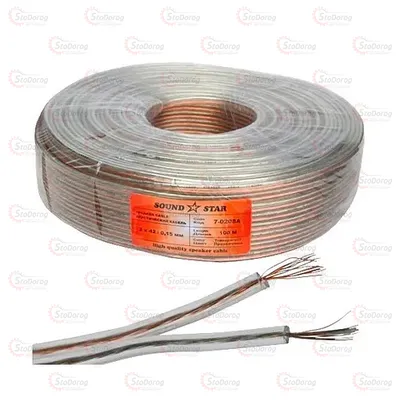 Кабель Акустичний 2х1.0мм.кв. Sound Star 7-0245A