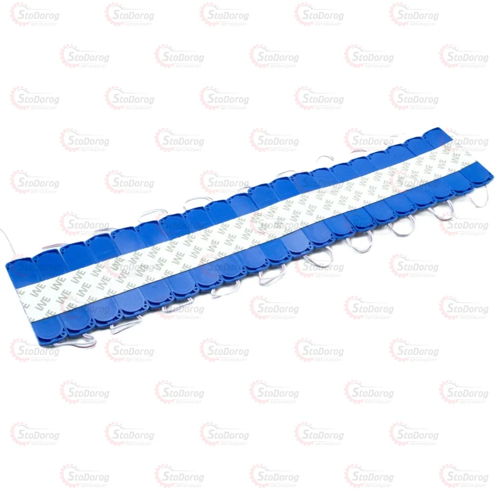 Модуль LED 12V синій 6 SMD 6D лінза  - фото 1