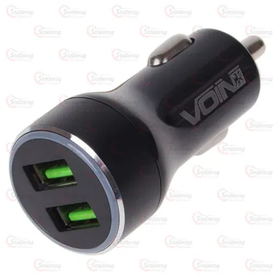 Зарядне у прикурювач 12-24v 2USB 36W 3.1A C-362205Q