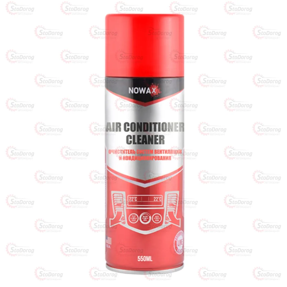 Очищувач автокондиціонера спрей 550ml Nowax 