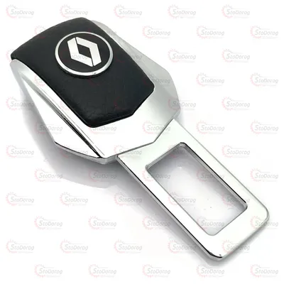 Заглушка ременя безпеки Хром/шкіра Renault