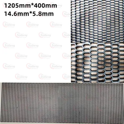 Сітка Декор 40см х 120см Пластик Дрібні Соти 3567