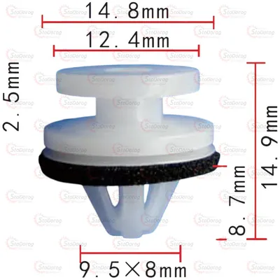 Кліпса двері BMW Mercedes 2