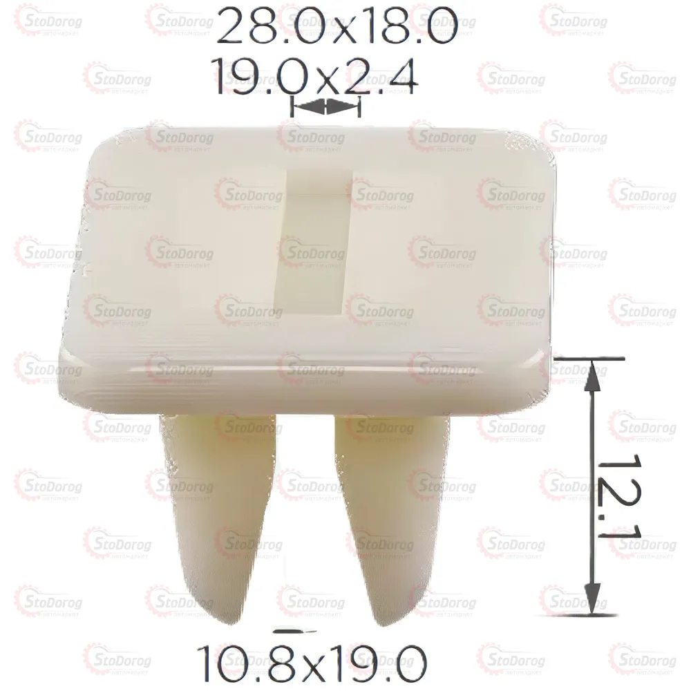 Кліпса під саморіз Geely BYD  - фото 1