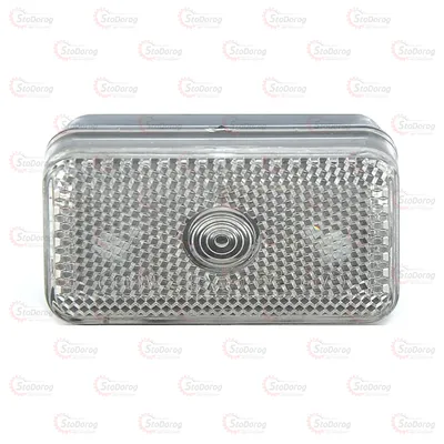 Ліхтар Маркерний 75х45х20мм Білий Без Лампи G17 (GB029) 55644