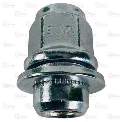 Гайка Колісна M12x1,5x37,5мм Прессшайба D-18,5 Хром Ключ 21