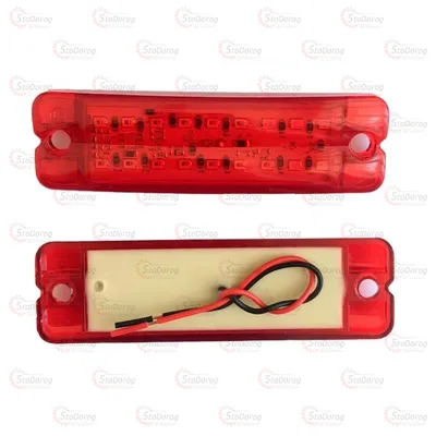 Габарит - Червоний 12/24V 100х30мм 18-Led (GB015) 2