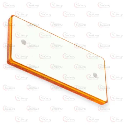 Катафот Прямокутний Під Гвинт Жовтий (Stark) UP-60 2