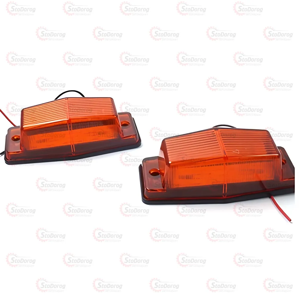 Повторювач поворотів універсальний жовтий LED 13х6х4см FR0221 FormPlas 2шт 
