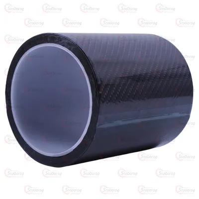 Плівка карбон 5D від подряпин чорна 10см*1м