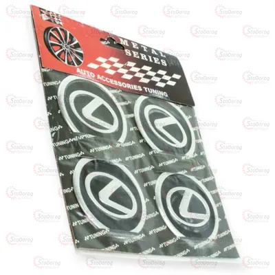 Наклейка d60 4шт на ковпаки LEXUS