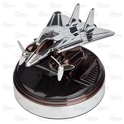 Ароматизатор Літак На Сонячної батареї Хром M5