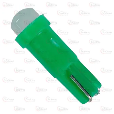 Світлодіод LED W1,2W T5 12V Насіння Зелений 2