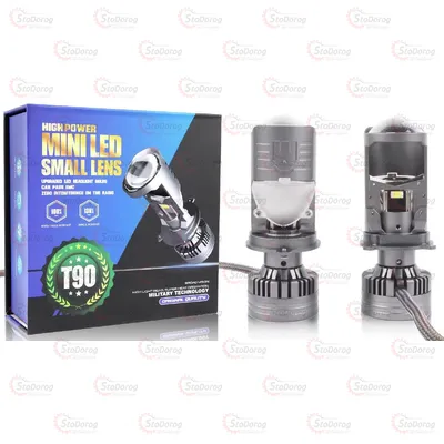 Лампа LED H4 T90 D37мм 120W/12000LM/6000K 2