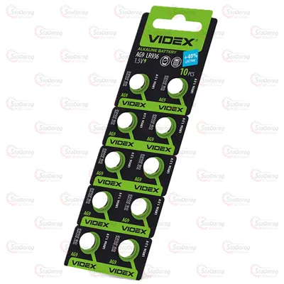 Батарейка VIDEX AG9 LR936
