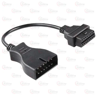 Перехідник з OBD2 16pin мама на GM 12pin тато GM12 Daewoo Lanos Sens (Євокар) 380416 2