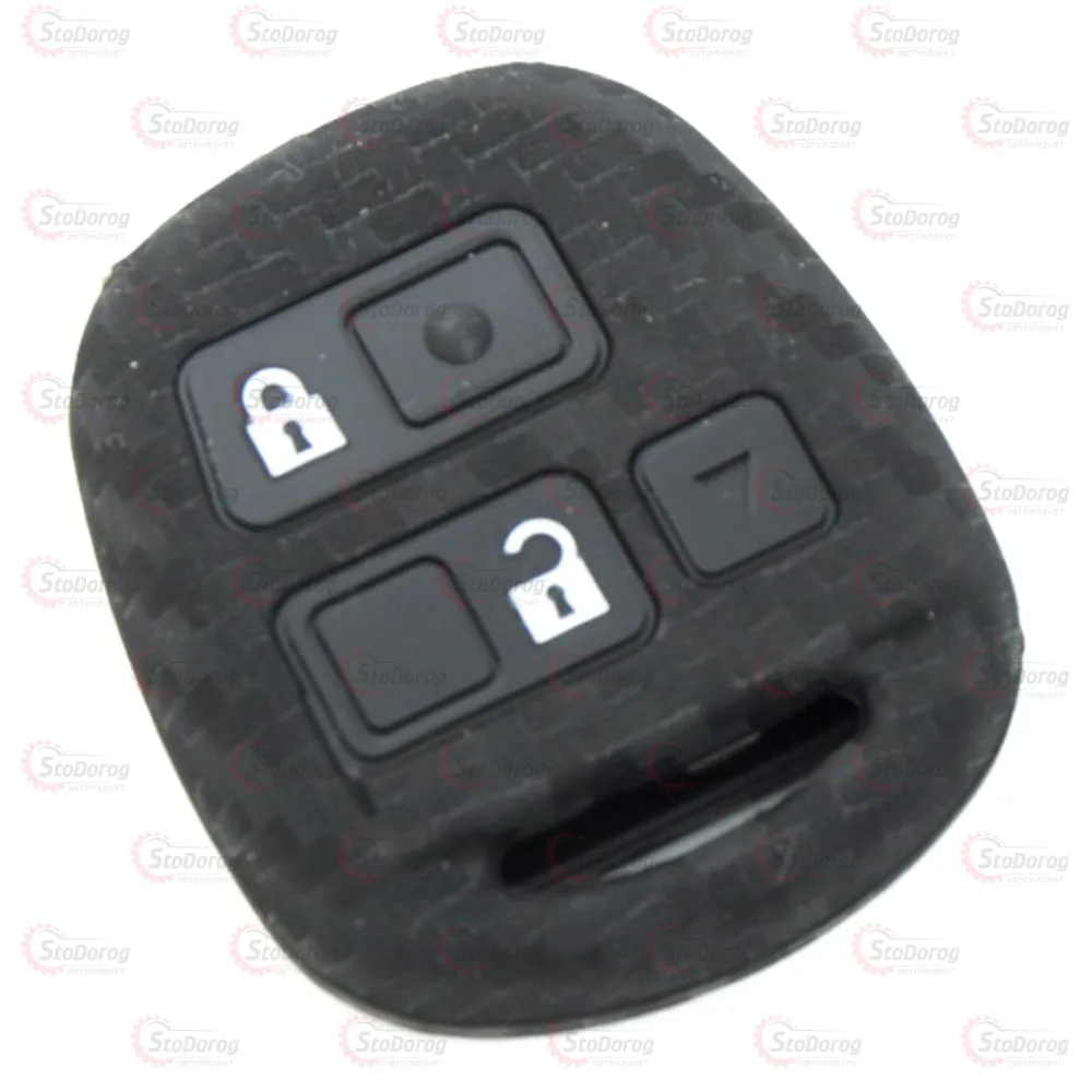 Чохол Для Ключа Силіконовий Toyota ZB 3 Carbon 1007 (3885) 