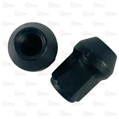 Гайка FARAD IT M12x1,25x33 мм Конус Цинк ключ 19 Черная 2