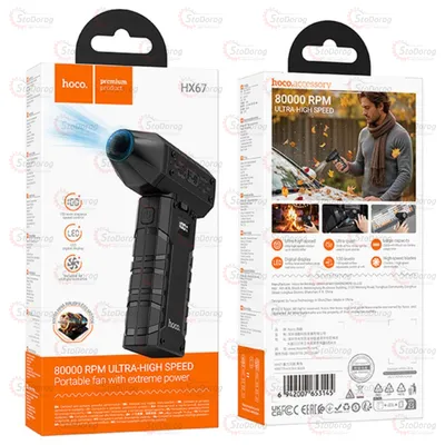 Турбовентилятор HOCO HX67 Force Fan Back 2