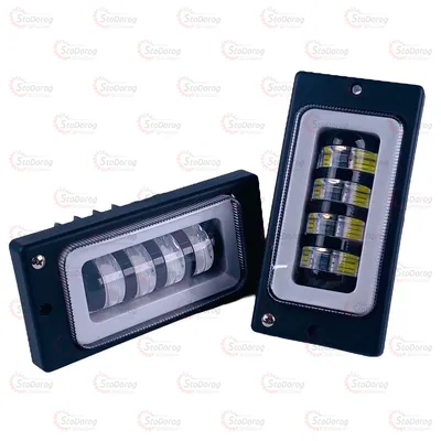 Фари додаткові LED 2110-15 +Габарит 2шт (4 Лінзи)