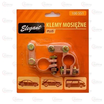 Клеми акумуляторні Elegant 100551 кутові